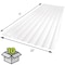 Suntuf 26 in. x 6 ft. White Opal Polycarbonate Roof Panel, 10PK 400989 - alternate 6